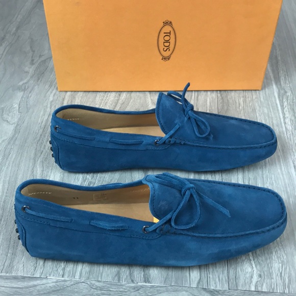 Tod's Other - 2xHP NIB Tod's Gommino Aqua Blue Suede driver